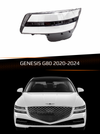 Стекло фары GENESIS G80 (2020-2024) (левое) фото 1