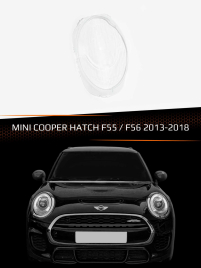Стекло фары MINI COOPER HATCH F55 / F56 (2013-2018) дорестайлинг (левое) фото 1