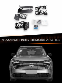 Переходные рамки для линз NISSAN PATHFINDER 2024-н.в. 3.0"+MATRIX фото 1