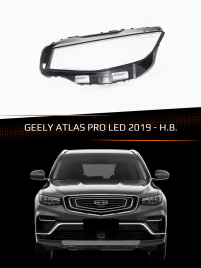 Стекло фары GEELY ATLAS PRO LED (2019-н.в.) (левое) фото 1