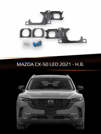 Переходные рамки для линз MAZDA CX-50 LED 2021-н.в. фото 1