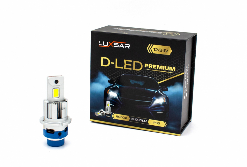 Светодиодные лампы LUXSAR D-LED PREMIUM D2S/D2R 12000LM 6000K фото 7