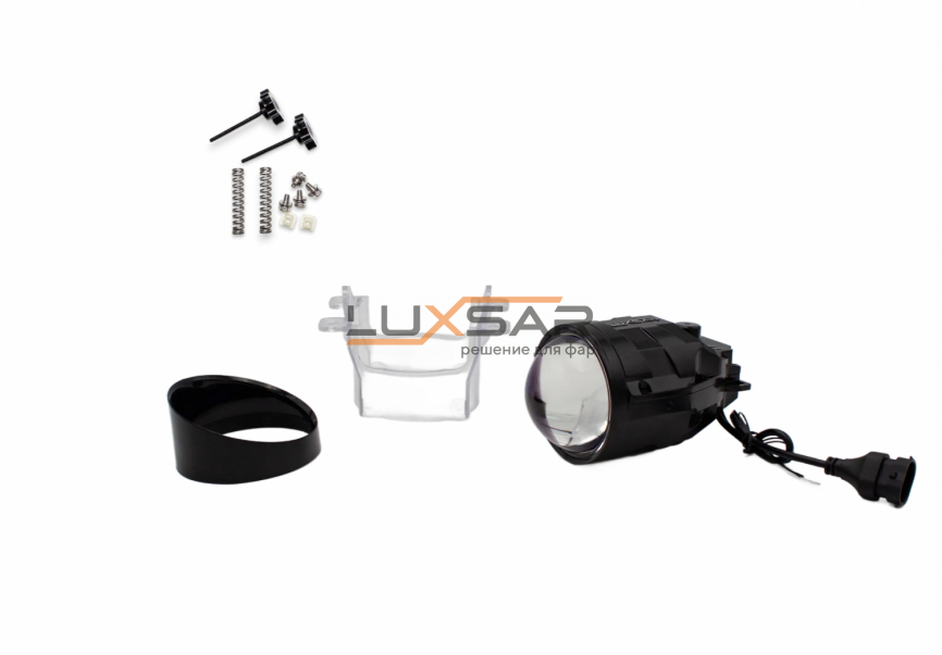 Противотуманные BI-LED линзы LUXSAR X5 PRO (креп. UNIVERSAL) 3.0 5800K (к-т 2шт.) фото 8