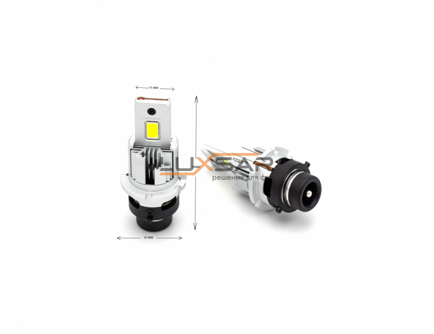 Светодиодные лампы LUXSAR D-LED PREMIUM D4S/D4R 12000LM 6000K фото 9