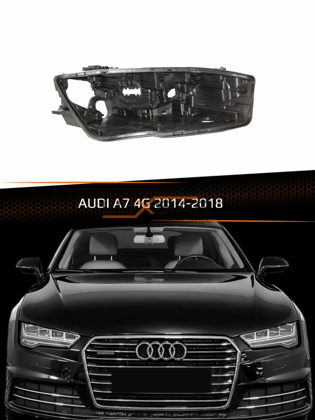 Корпус фары AUDI A7 4G (2014-2018) рестайлинг (правый) фото 1
