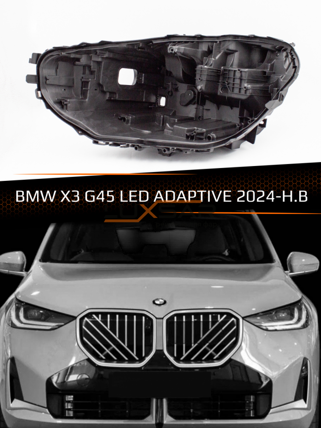 Корпус фары BMW X3 G45 LED ADAPTIVE (2024-н.в.) (левый) фото 1