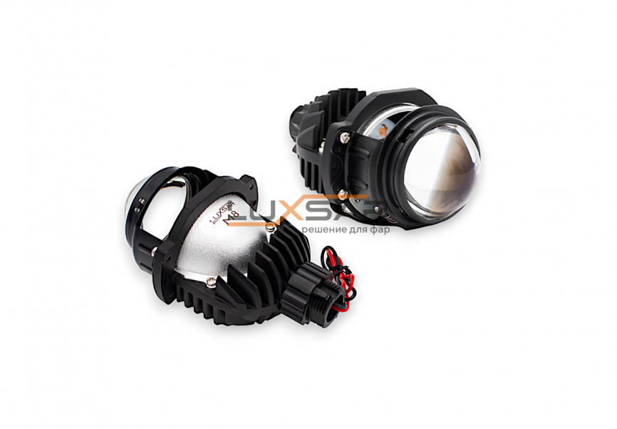 BI-LED линза LUXSAR M8 1.8 30W (к-т 2шт.)+маски в комплекте фото 8