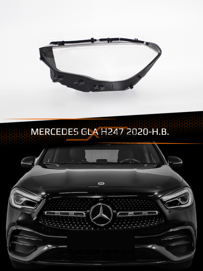 Стекло фары MERCEDES GLA H247 (2020-н.в) (левое) фото 1