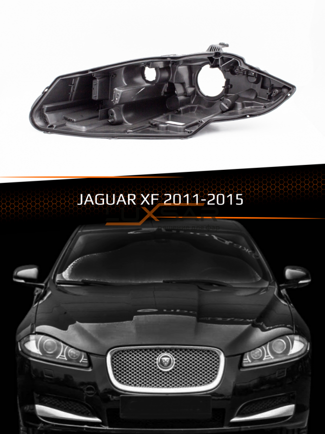 Корпус фары JAGUAR XF (2011-2015) рестайлинг (левый) фото 1