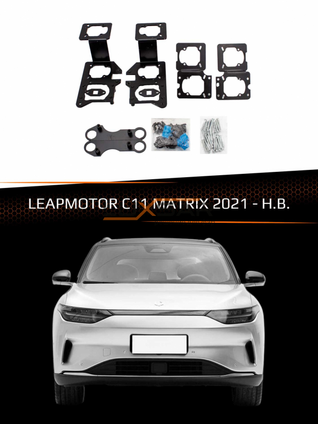 Переходные рамки для линз LEAPMOTOR C11 2021 Н.В. MATRIX фото 1