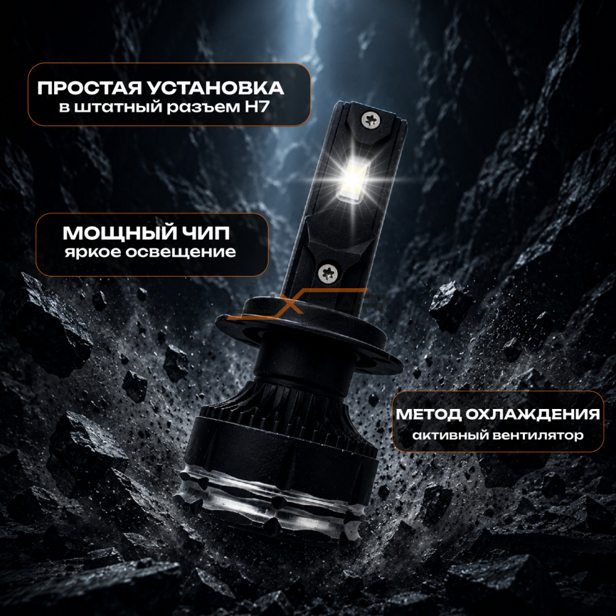 Светодиодные лампы LUXSAR G9 H7 12/24V 140W (CANBUS) 6000K фото 3