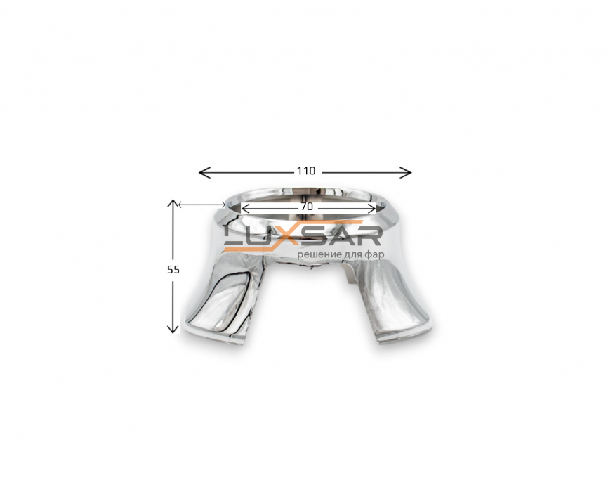 Маска для линзы №2 "A" SILVER 3.0 фото 4