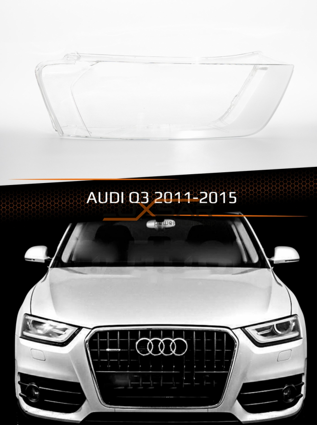 Стекло фары AUDI Q3 (2011-2015) дорестайлинг (правое) фото 1
