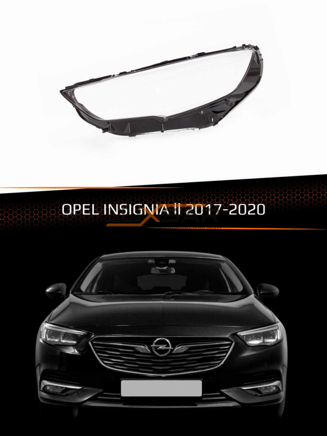 Стекло фары OPEL INSIGNIA (2017-2020) дорестайлинг (левое) фото 1