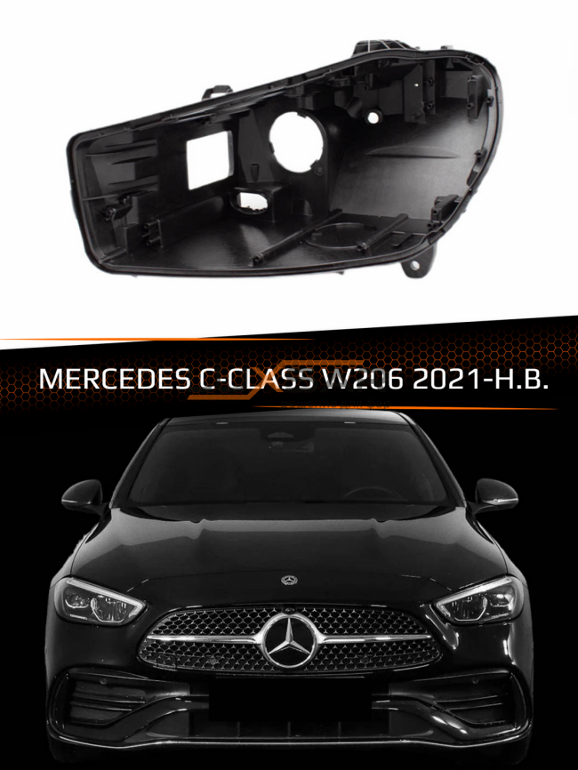 Корпус фары MERCEDES C-class W206 (2021-н.в.) (левый) фото 1