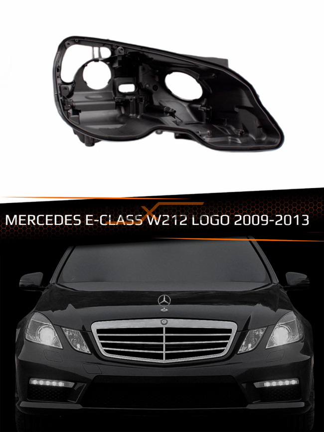 Корпус фары MERCEDES E-Class W212 (2009-2013) дорестайлинг (правый) фото 1