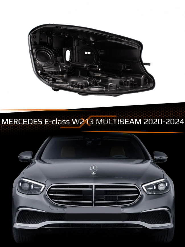 Корпус фары MERCEDES E-class W213 MULTIBEAM (2020-2024) рестайлинг (правый) фото 1