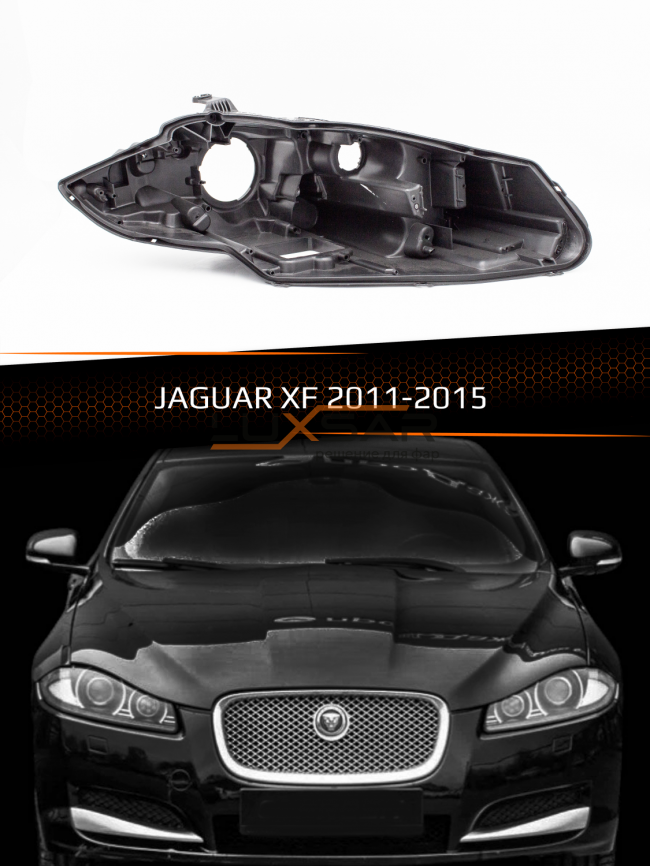 Корпус фары JAGUAR XF (2011-2015) рестайлинг (правый) фото 1
