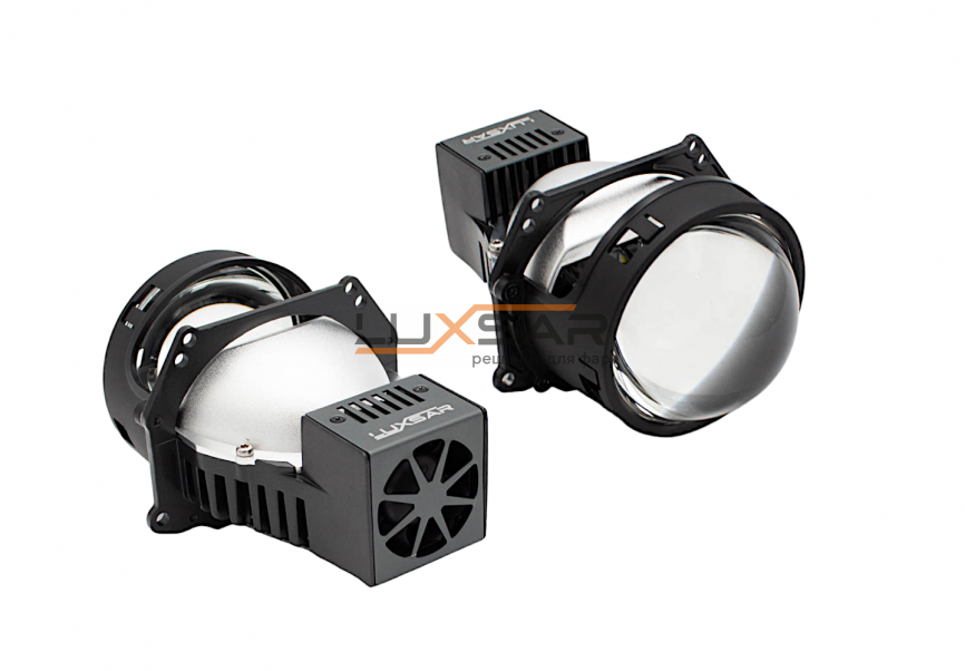 BI-LED линза LUXSAR R5 3.0 5800K 55W 2 чипа (к-т 2 шт.) фото 8
