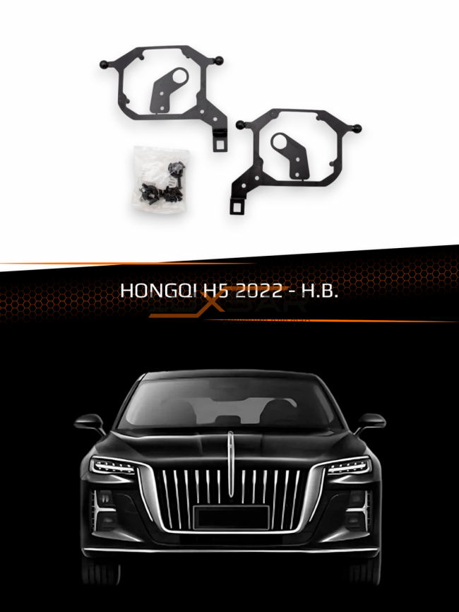 Переходные рамки для линз HONGQI H5 2022-Н.В. фото 1