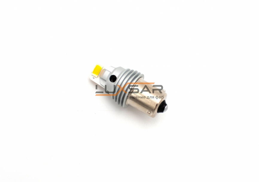 Светодиодные лампы LUXSAR SILVER NIGHT PY21W AMBER ОРАНЖЕВЫЕ (bi-pool) 1600LM 11W 12V (2 шт) фото 6