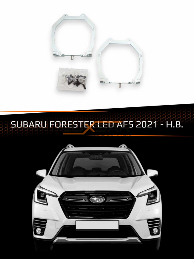 Переходные рамки для линз SUBARU FORESTER 2021-н.в. LED AFS фото 1