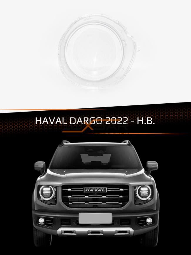 Стекло фары HAVAL DARGO (2022-н.в.) (левое) фото 1