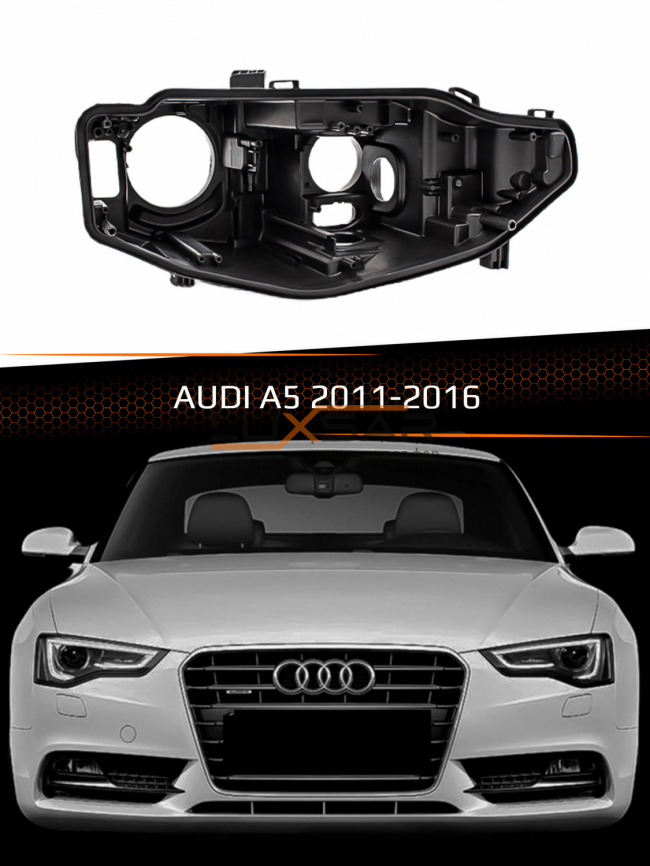 Корпус фары AUDI A5 (2011-2016) (правый) фото 1