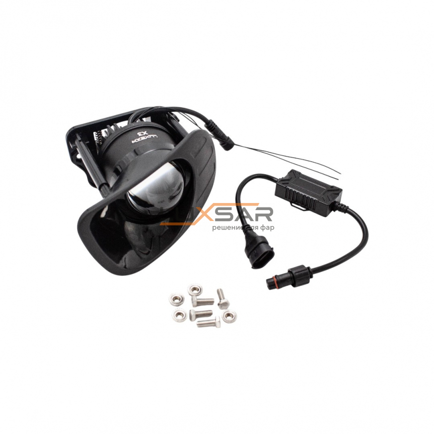 Противотуманные BI-LED линзы LUXSAR X3 CHEVROLET LACETTI ХЕТЧБЭК 3.0 6000K 120W БЛИЖНИЙ+ДАЛЬНИЙ фото 2