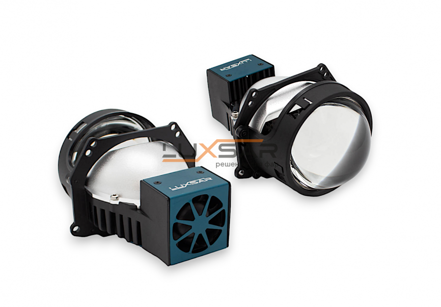 BI-LED линза LUXSAR R5 MAX 3.0 5800K 65W 2 чипа 12 кристаллов (к-т 2 шт.) фото 8