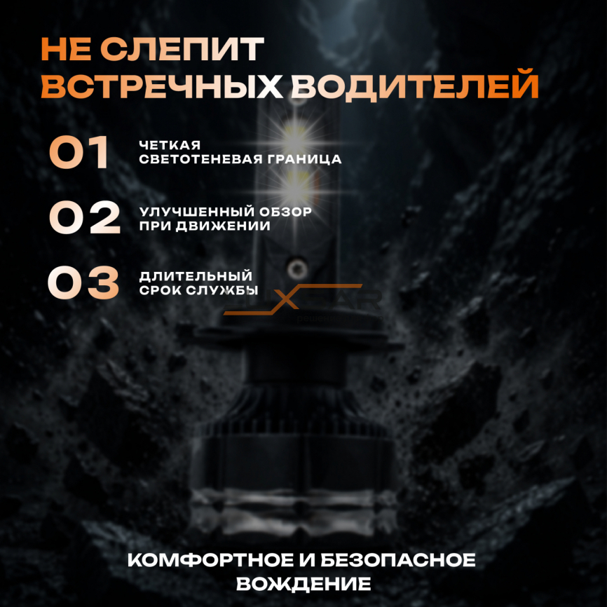 Светодиодные лампы LUXSAR G9 H4/H19 12/24V 140W (CANBUS) 6000K фото 4