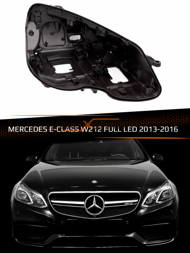 Корпус фары MERCEDES E-Class W212 FULL LED (2013-2016) рестайлинг (правый) фото 1