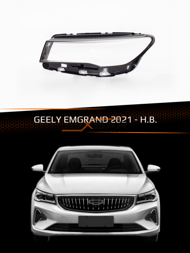 Стекло фары GEELY EMGRAND (2021-н.в.) (левое) фото 1