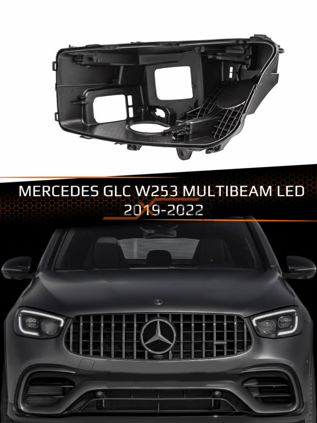 Корпус фары MERCEDES GLC W253 MULTIBEAM LED (2019-2022) рестайлинг (левый) фото 1