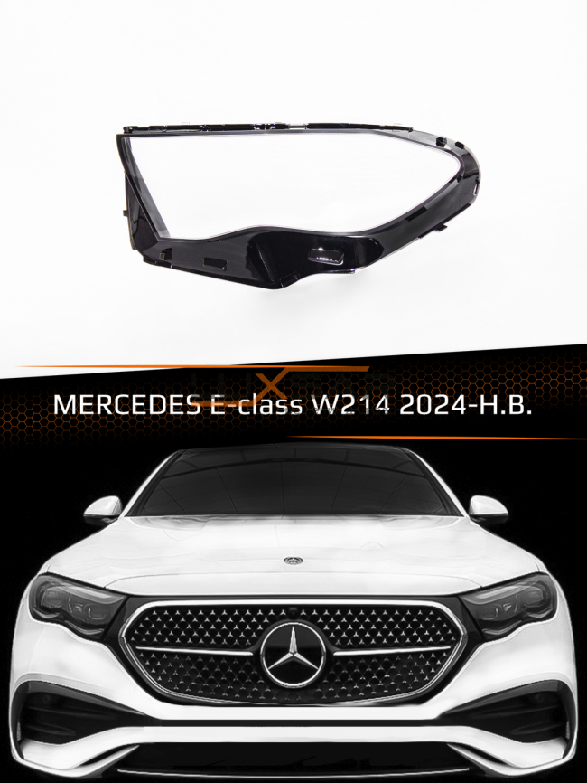 Стекло фары MERCEDES E-class W214 (2024-н.в.) (левое) фото 1