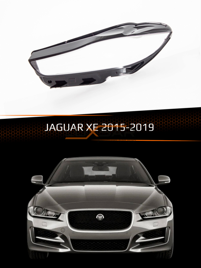 Стекло фары JAGUAR XE (2015-2019) (левое) фото 1