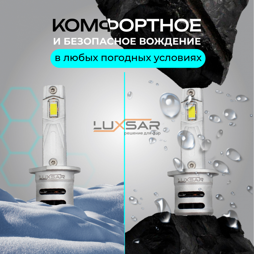 Светодиодные лампы LUXSAR G6 COMPACT H1 36W 6000K фото 3