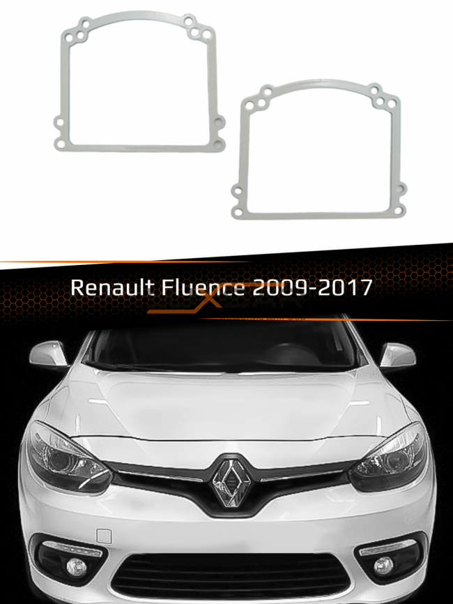 Переходные рамки для линз RENAULT FLUENCE 2009-2017 фото 1