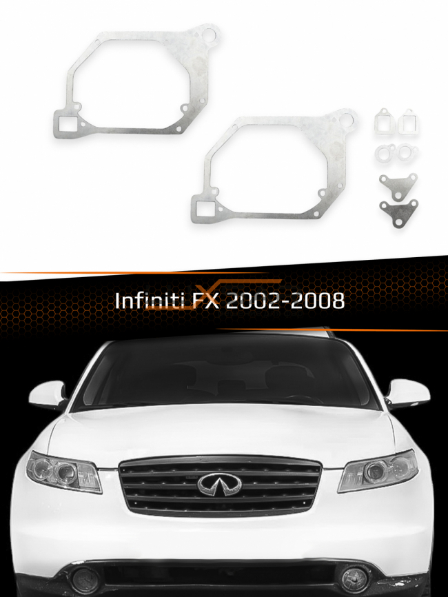 Переходные рамки для линз INFINITI FX 2002-2008 фото 1