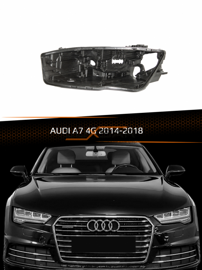 Корпус фары AUDI A7 4G (2014-2018) рестайлинг (левый) фото 1
