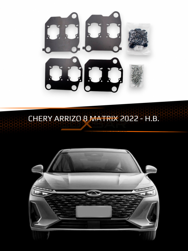 Переходные рамки для линз CHERY ARRIZO 8 2022-Н.В. MATRIX фото 1