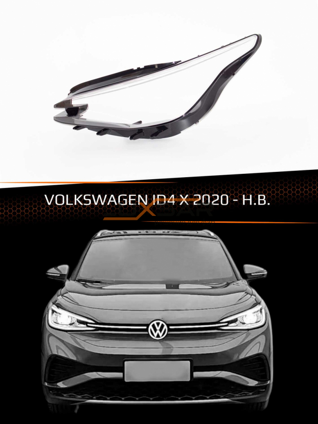 Стекло фары VOLKSWAGEN ID4 X (2020-н.в.) (левое) фото 1