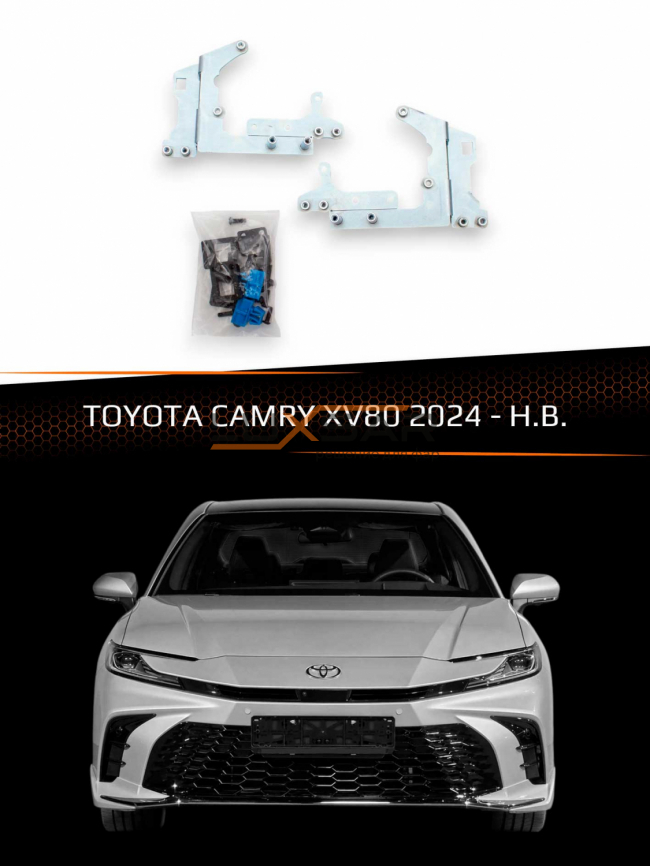 Переходные рамки для линз TOYOTA CAMRY XV80 2024-Н.В. фото 1