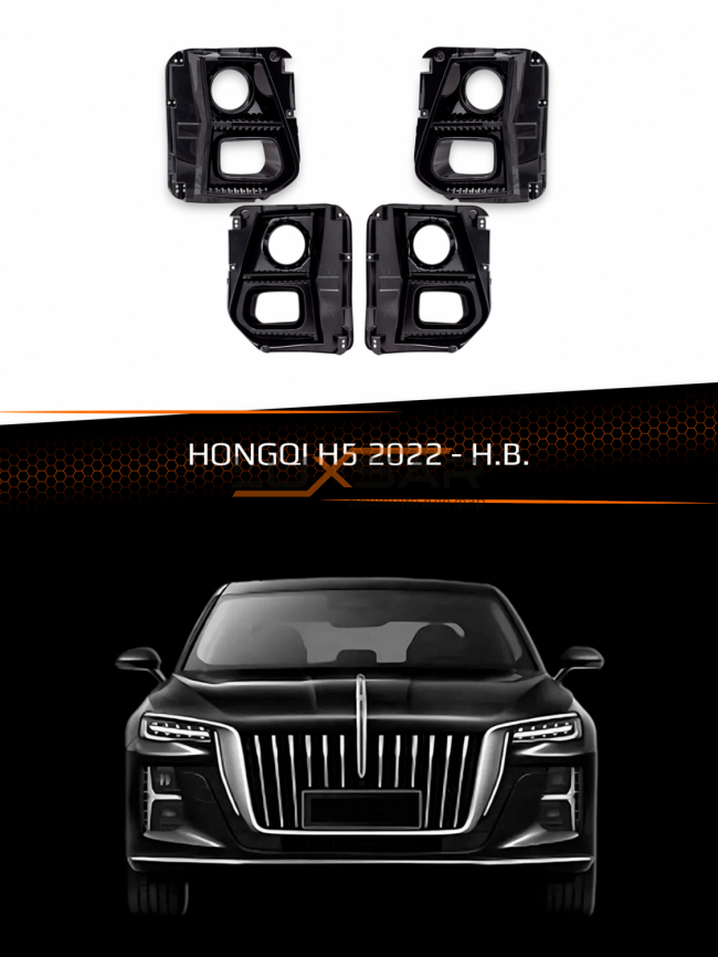 Маски для фар HONGQI H5 2022-Н.В. фото 1