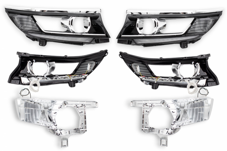 Комплект для установки линз в фары TOYOTA LAND CRUISER PRADO 150 2017-2023 фото 2
