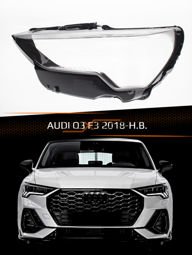 Стекло фары AUDI Q3 F3 (2018-н.в.) (левое) фото 1