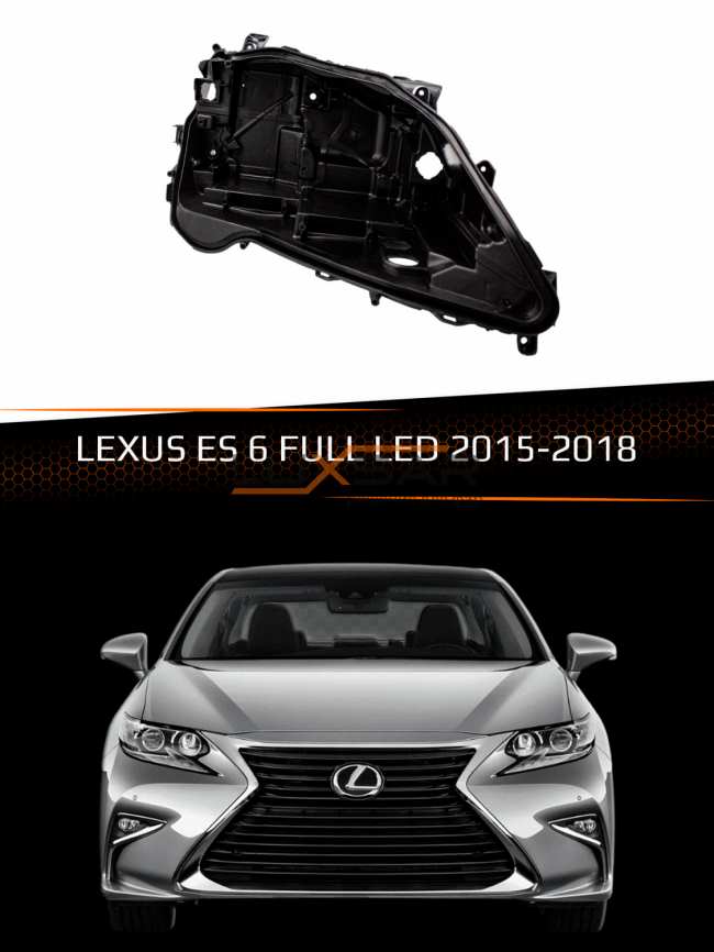 Корпус фары LEXUS ES 6 FULL LED (2015-2018) рестайлинг (правый) фото 1