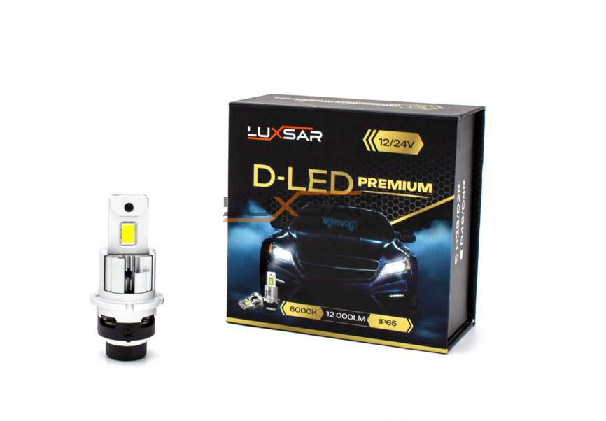 Светодиодные лампы LUXSAR D-LED PREMIUM D4S/D4R 12000LM 6000K фото 7