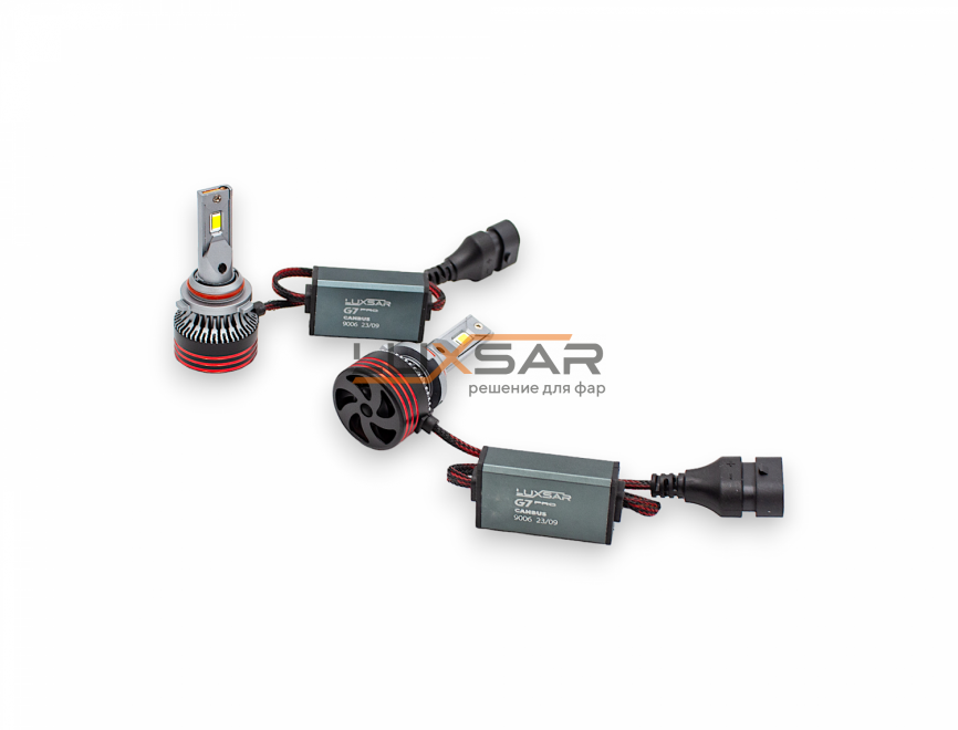 Светодиодные лампы LUXSAR G7 PRO HB4 (9006) 45W (CANBUS) 5800K фото 8