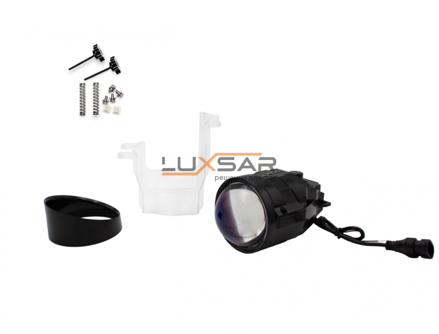 Противотуманные BI-LED линзы LUXSAR X5 PRO (креп. TOYOTA) 3.0 5800K 55W (к-т 2шт.) фото 8